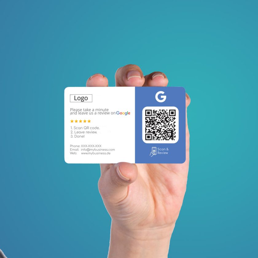 Google Review Business Card Icon "Refresh" with Google Review QR - Image 9