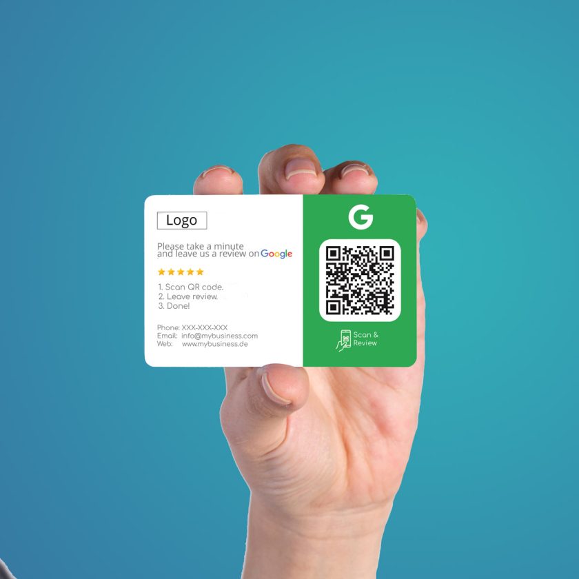 Google Review Business Card Icon "Refresh" with Google Review QR - Image 8