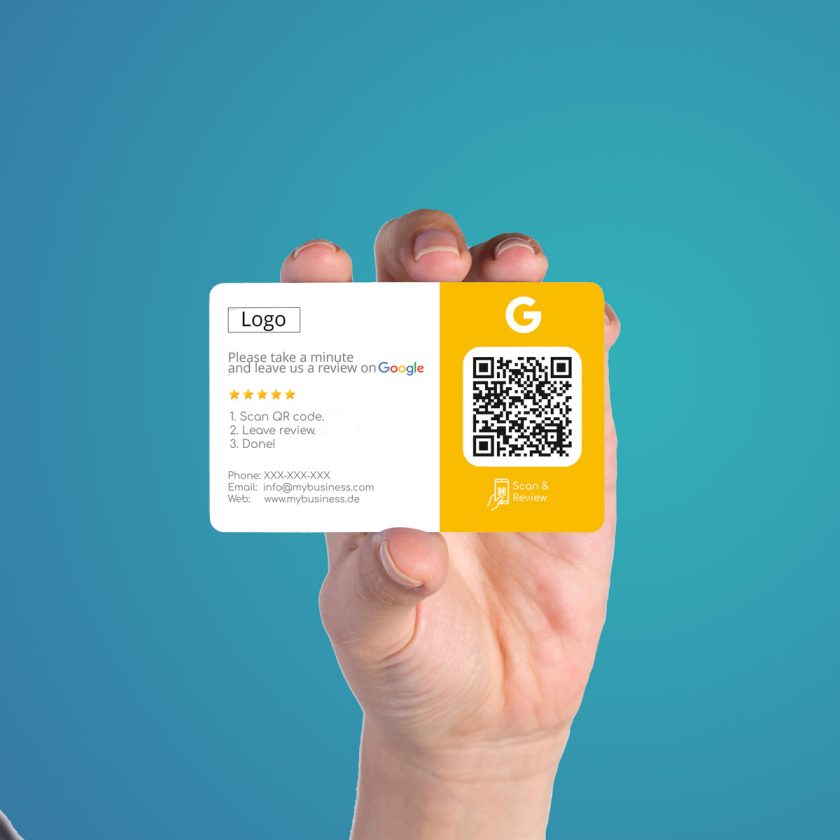 Google Review Business Card Icon "Refresh" with Google Review QR - Image 6