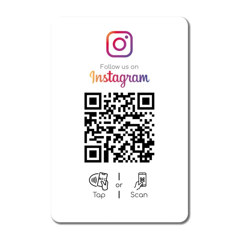 NFC Instagram Follow Us Card - Image 3