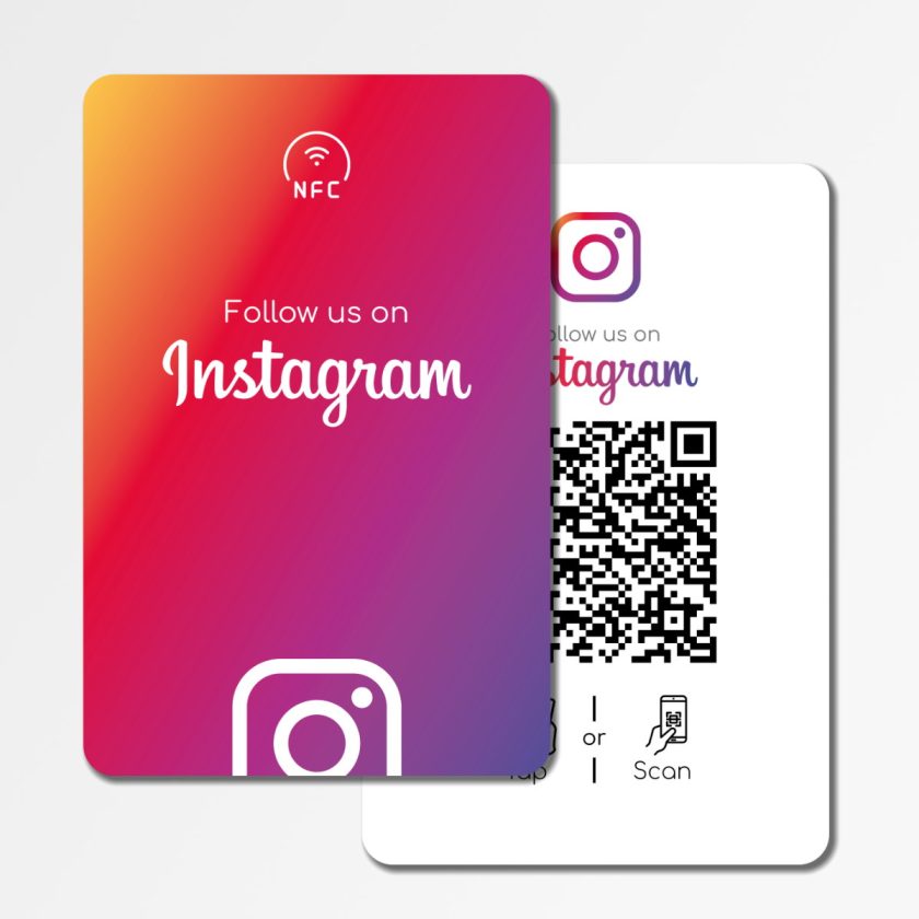 NFC Instagram Follow Us Card - Image 2