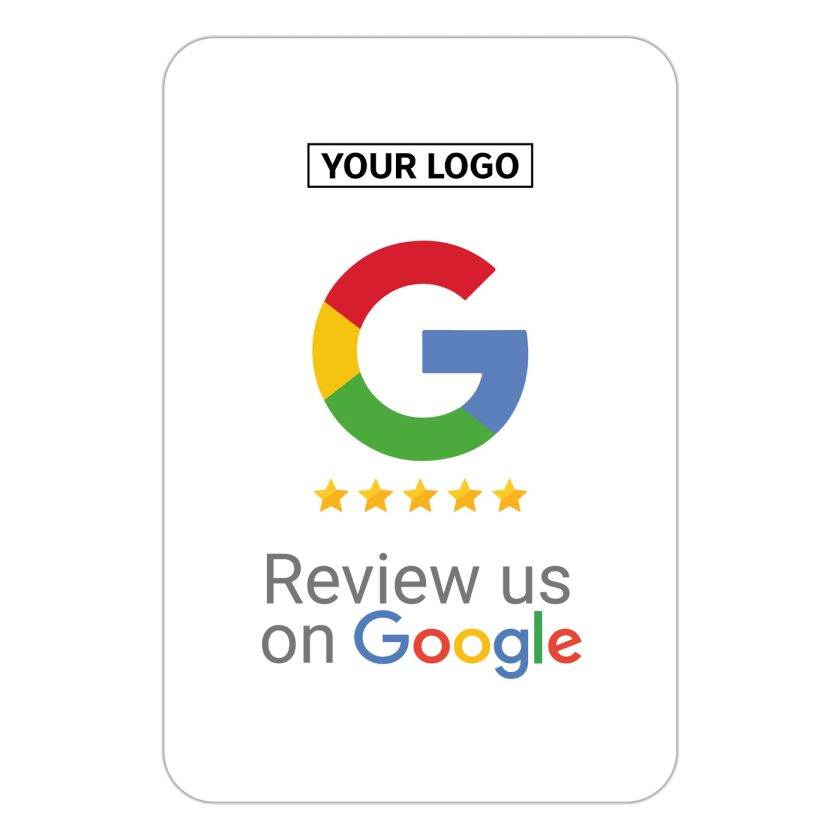 Google Review Business Card “clean” with Google review QR Code - Image 3