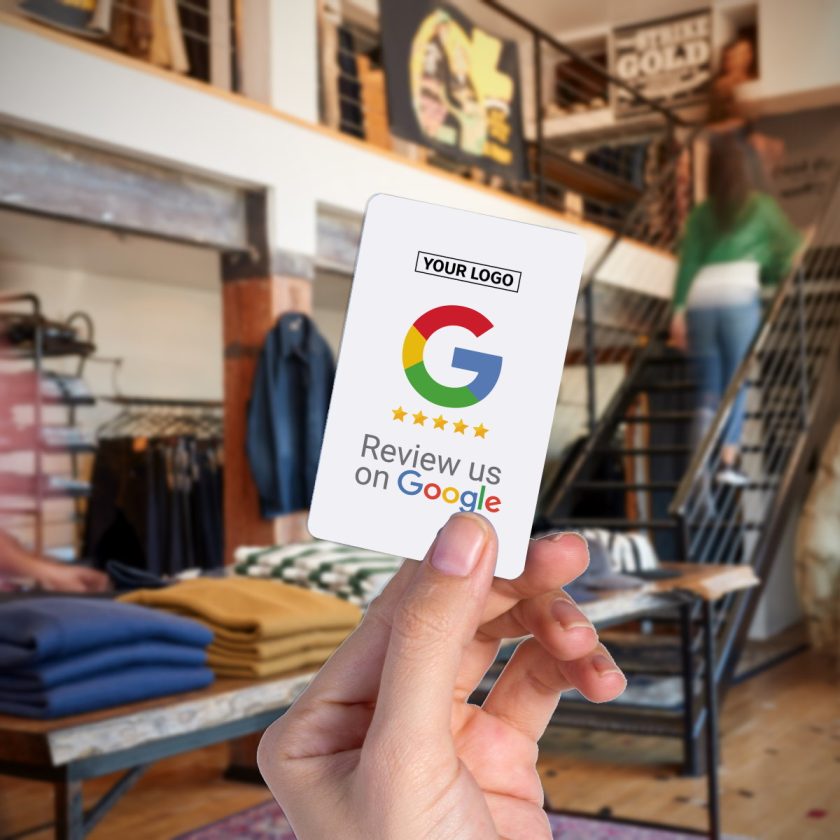 Google Review Business Card “clean” with Google review QR Code - Image 5