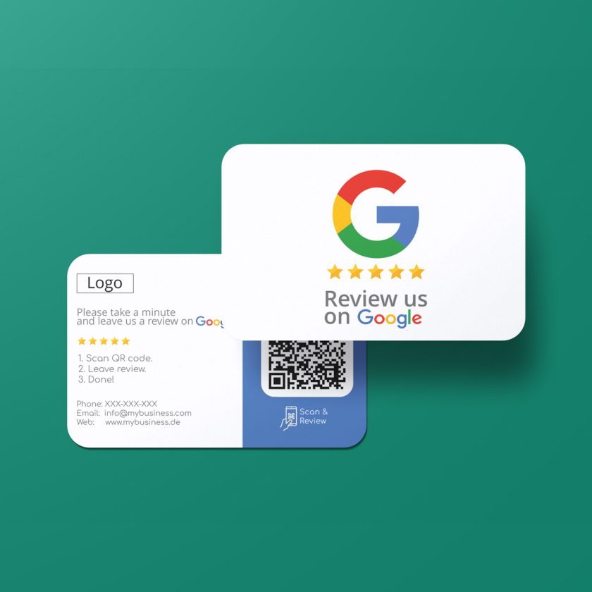 Google Review Business Card Icon "Refresh" with Google Review QR - Image 5