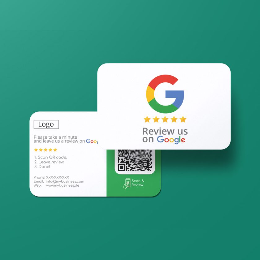 Google Review Business Card Icon "Refresh" with Google Review QR - Image 4